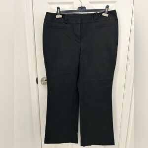 Anne Taylor Curvy Black Dress Pants, Sz 16
